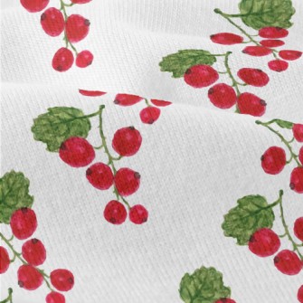 Bright Watercolor Cranberries Modern Jersey