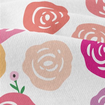Dreamy Paper-cut Rose Modern Jersey