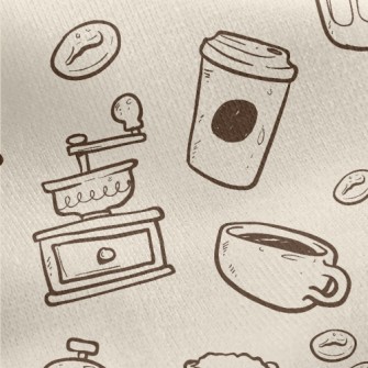 Classic Coffee Machine Coffee  Jersey Backed Fleece