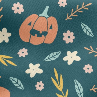 Laughing Pumpkin Jersey Backed Fleece