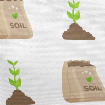Saplings And Fertilizer Pongee