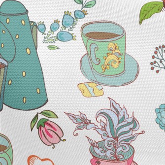 Noble Afternoon Tea Time Pongee