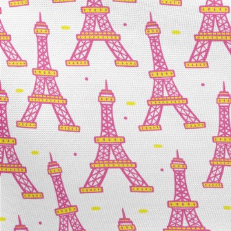 Contrasting Color Eiffel Tower Pongee