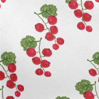 Bright Watercolor Cranberries Pongee