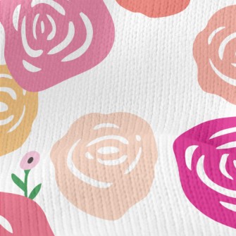 Dreamy Paper-cut Rose Stretch Jersey
