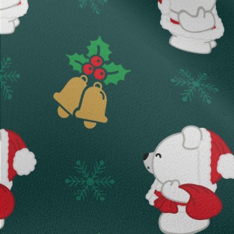 Christmas Polar Bear Chiffon