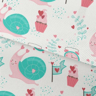Blushing Snail Waterproof Oxford