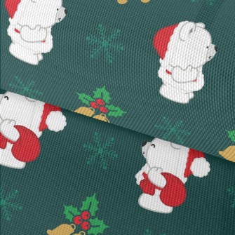 Christmas Polar Bear Waterproof Oxford