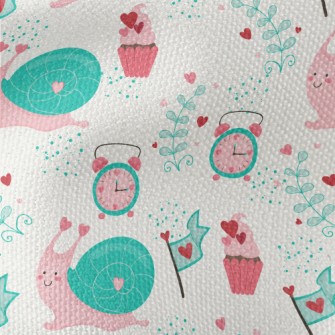 Blushing Snail Waterproof Canvas