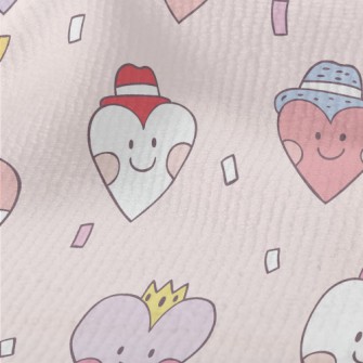 Playful Smiling Love Heart Terry