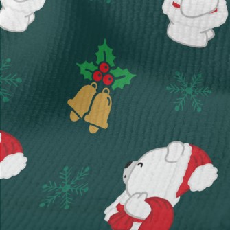 Christmas Polar Bear Terry