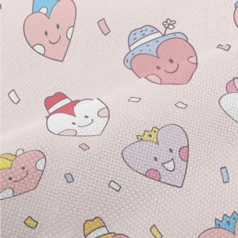 Playful Smiling Love Heart Performance Linen