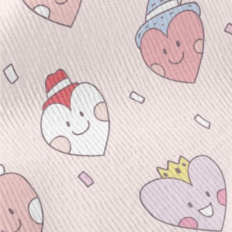 Playful Smiling Love Heart Standard Corduroy