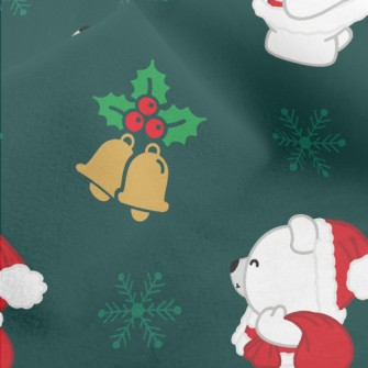 Christmas Polar Bear Micro Fleece