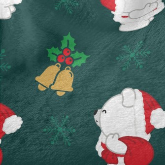 Christmas Polar Bear Minky