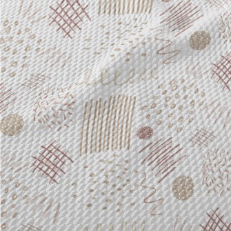 Graffiti, Abstract Lines, Circ Birdseye Piqué