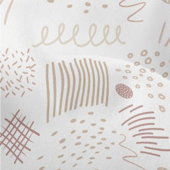 Graffiti, Abstract Lines, Circ Lightweight Performance Linen