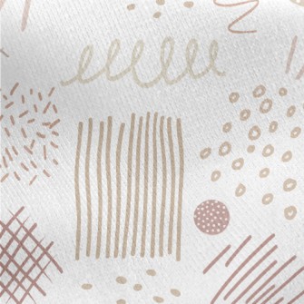 Graffiti, Abstract Lines, Circ Jersey Backed Fleece