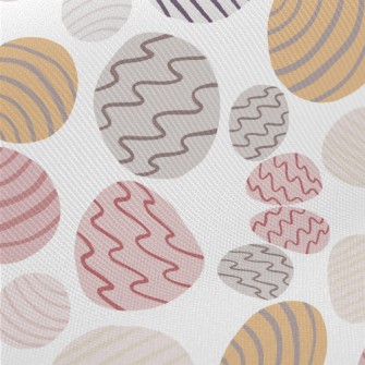 Colorful And Cute Graffiti Egg Twill