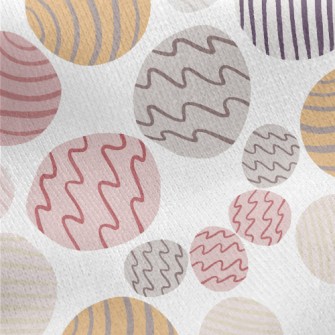 Colorful And Cute Graffiti Egg Jersey Backed Fleece