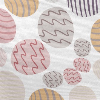 Colorful And Cute Graffiti Egg Pongee