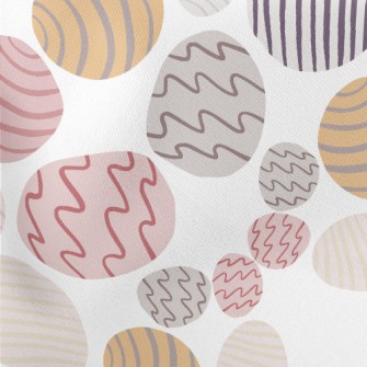 Colorful And Cute Graffiti Egg Lightweight Cotton Poplin