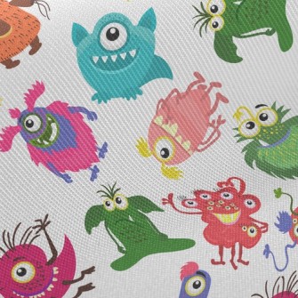 Scary Little Monster Twill