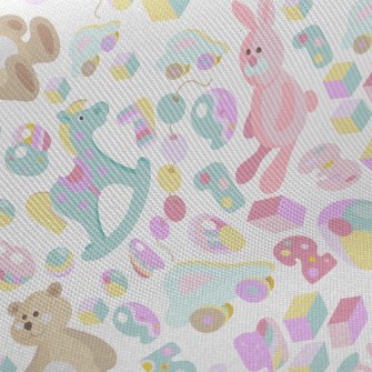 Colorful Children's Toys Twill