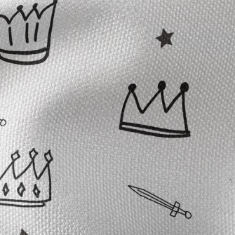 Childlike Crown Sword Waterproof Canvas