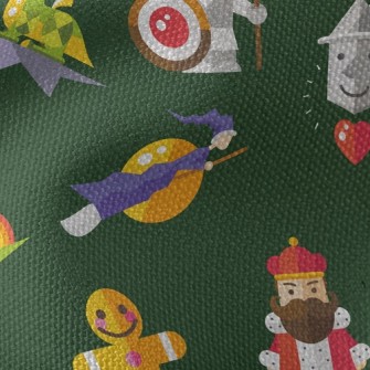 Fairy Tale Little Characters Waterproof Canvas