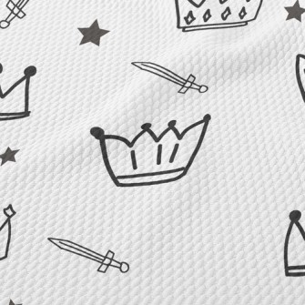 Childlike Crown Sword Birdseye Piqué