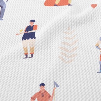 Dress Up For Ancient Games Birdseye Piqué