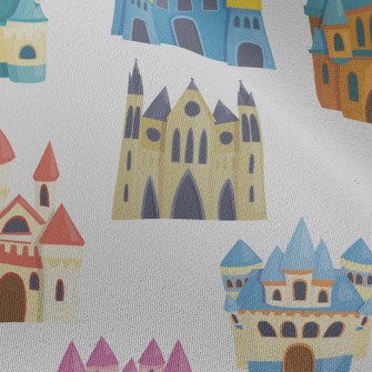 Colorful Ancient Castle Chiffon
