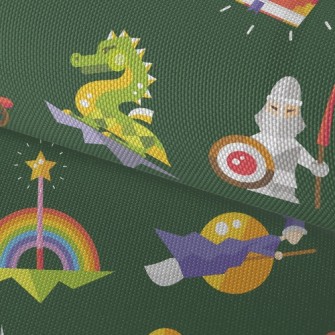 Fairy Tale Little Characters Waterproof Oxford