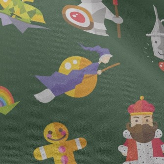 Fairy Tale Little Characters Chiffon