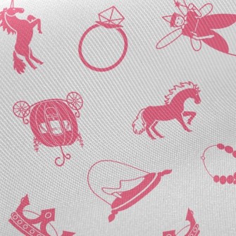 Fairy And Pumpkin Carriage Twill