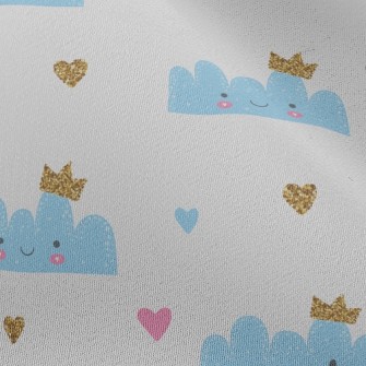 Smile Crown Clouds Chiffon
