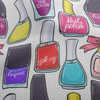 Bright And Noble Nail Polish Athletic Mesh Flat Back