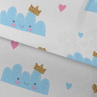 Smile Crown Clouds Waterproof Oxford