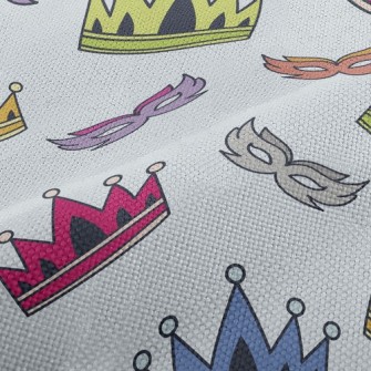 Colorful Crowns And Masks Performance Linen