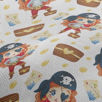 Cute Loving Pirate Girl Performance Linen
