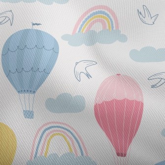 Rainbow And Hot Air Balloon Dobby