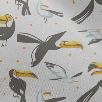Toucan And Seagull Chiffon