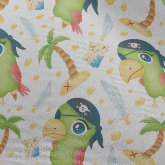 One-eyed Pirate Parrot Chiffon