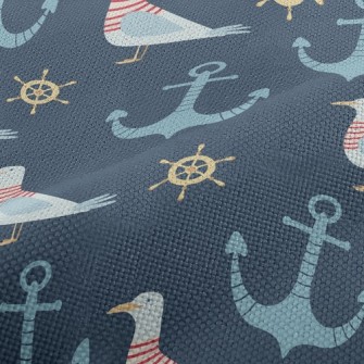 Sailor Seagull And Anchor Performance Linen
