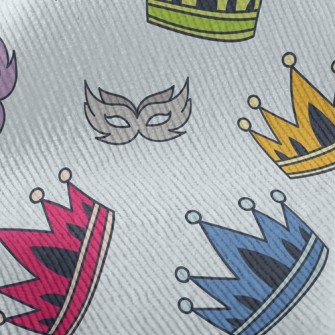 Colorful Crowns And Masks Standard Corduroy