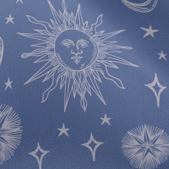 Classical Sun Moon Stars Chiffon