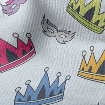 Colorful Crowns And Masks Terry