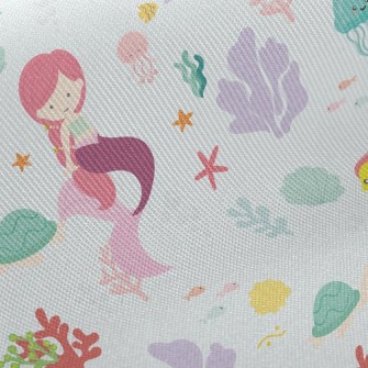 Underwater World Mermaid Twill