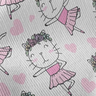 Beautiful Cat Dancing Ballet Standard Corduroy